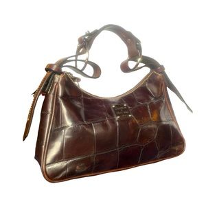 DOONEY💕Croc Embossed Shoulder Bag